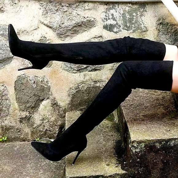 2 for $120 STRETCHY HIGH STILETTO BOOTS - Picture 1 of 1